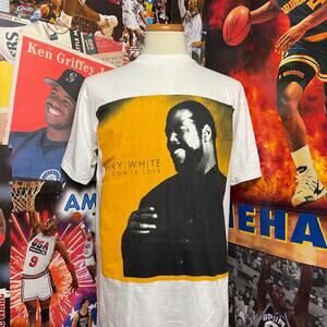 Vintage Barry White 1994‎ Icon Is Love Soul R&B Music Tee